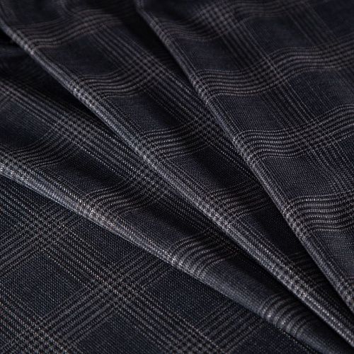 Ткань костюмная Armani 025-19799 серый клетка