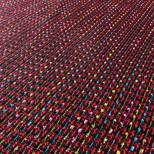 Твид шанель 052-11683 черный мультиколор