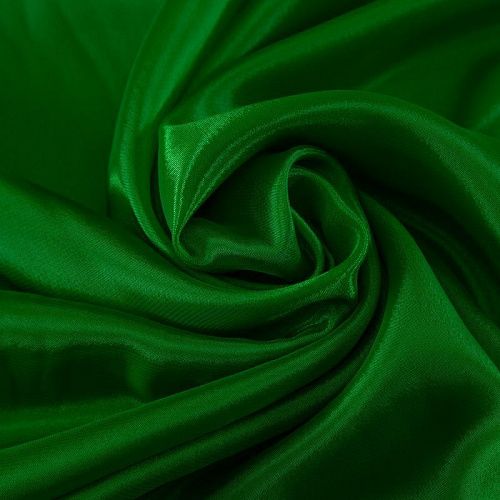 Перл шифон 068-19395 травяной зеленый однотонный