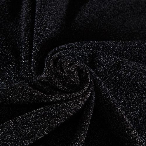 Трикотаж с люрексом 056-18792 черный/серебро