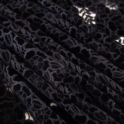 Бархат-макраме 002-19609 черный