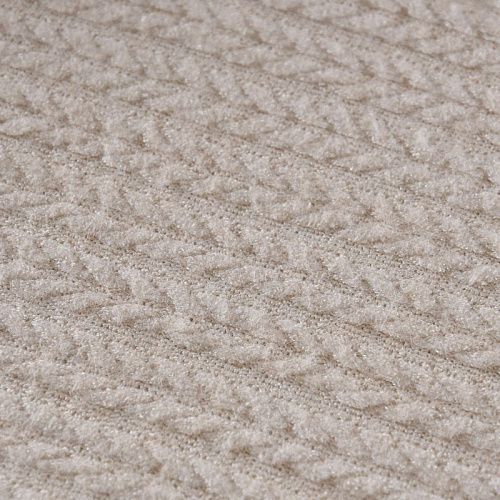 Трикотаж вязаный 056-11854 экрю однотонный