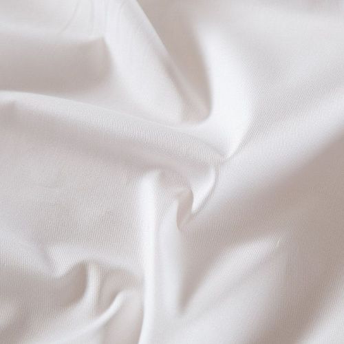 Коттон стрейч 063-16625 белый однотонный
