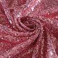Пайетки на сетке 055-19016 розовый