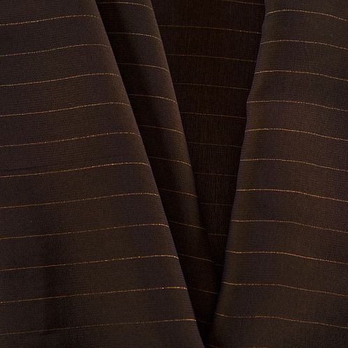 Шифон с люрексом 068-16145 шоколадный