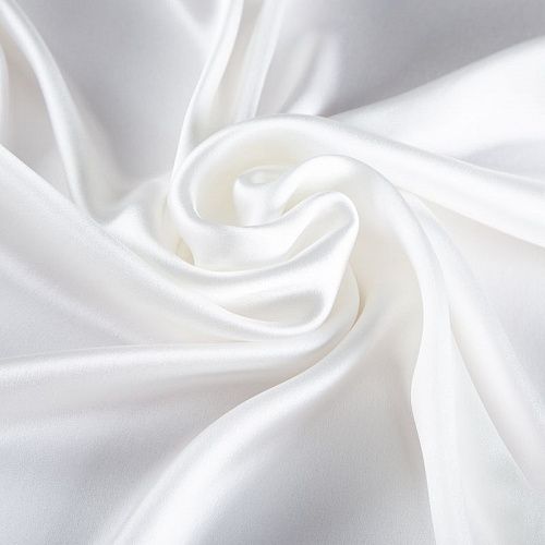 Креп кади стрейч 026-20120 молочный однотонный