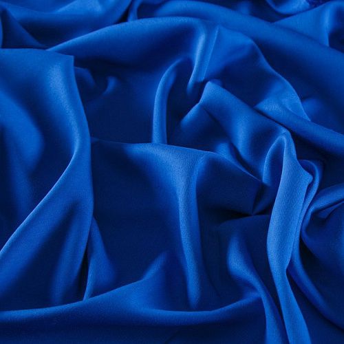 Твил-штапель 069-13123 васильковый однотонный