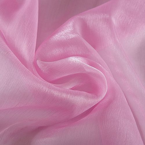 Органза 039-18841 холодный розовый однотонный