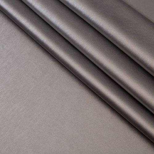 Экокожа стрейч 070-18713 серебристо-серый однотонный