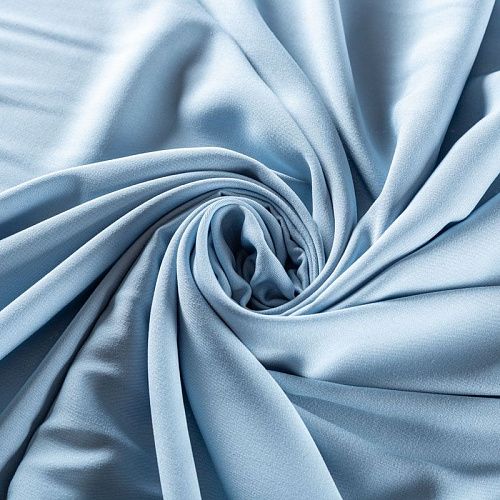 Твил-штапель 069-01785 col.8 серо-голубой однотонный