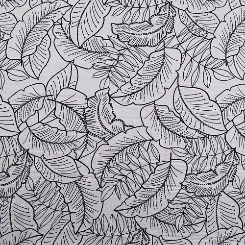 Штапель 069-17534 белый принтованный