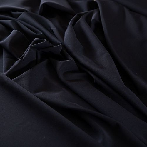 Ткань костюмная Gucci 025-19113 черный однотонный