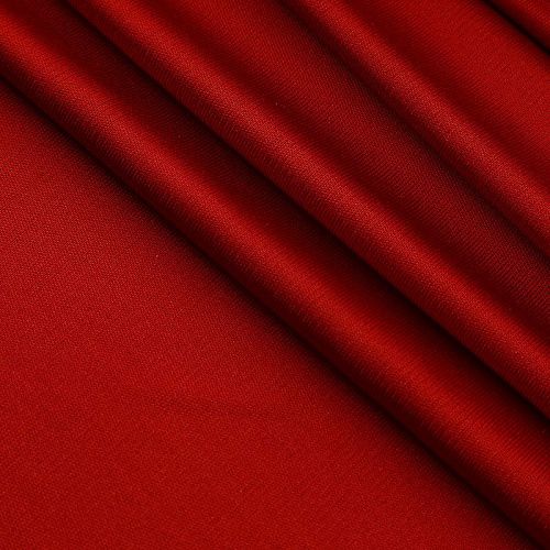 Трикотаж-масло 056-17141 темно-красный однотонный
