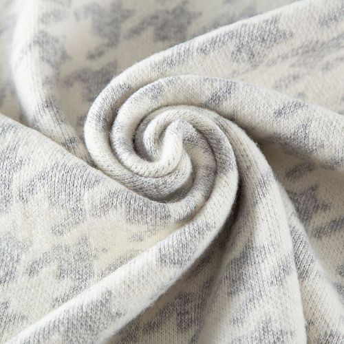 Трикотаж шерстяной вязаный 056-19825 молочно-серый