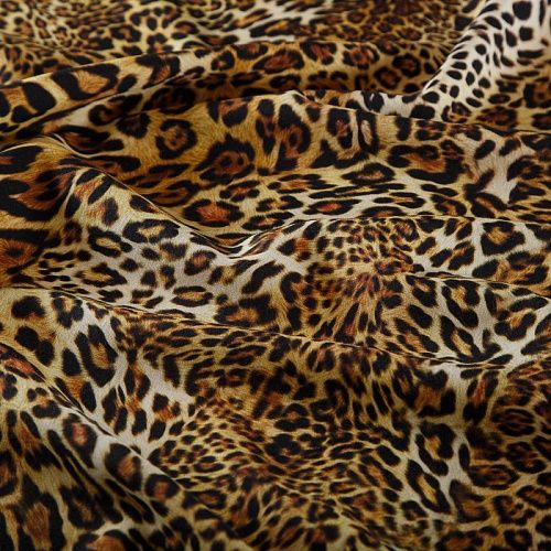 Шерсть стрейч плательная Dolce&Gabbana 066-19089 молочный принтованный 