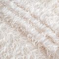 Мех/перо искусственный на трикотажной основе 037-20746 молочный