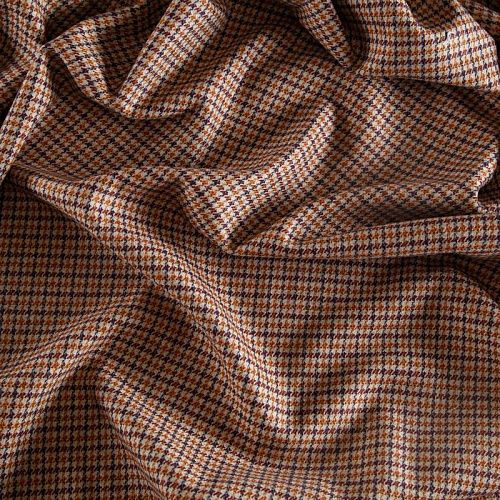 Ткань костюмная 025-14415 бежевый принтованный