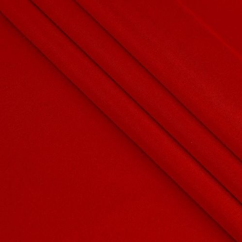 Трикотаж 056-15576 оранжево-красный однотонный