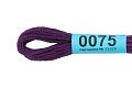 Нитки для вышивания Gamma мулине 8 м 0075 темно-лиловый