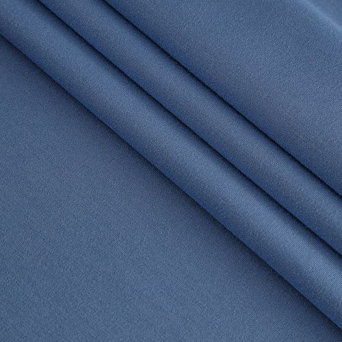 Трикотаж 056-15578 голубой однотонный