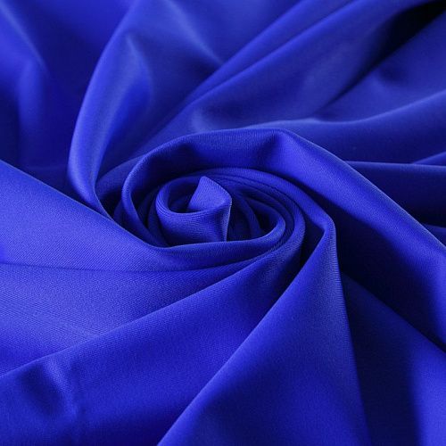 Лайкра 005-13614 васильковый однотонный