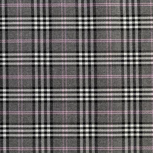 Ткань костюмная 025-12783 серый принтованный