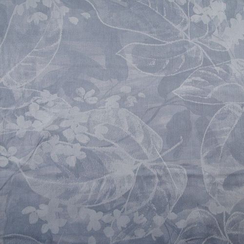 Сатин ш. 220 см 007-13362 серо-голубой принтованный