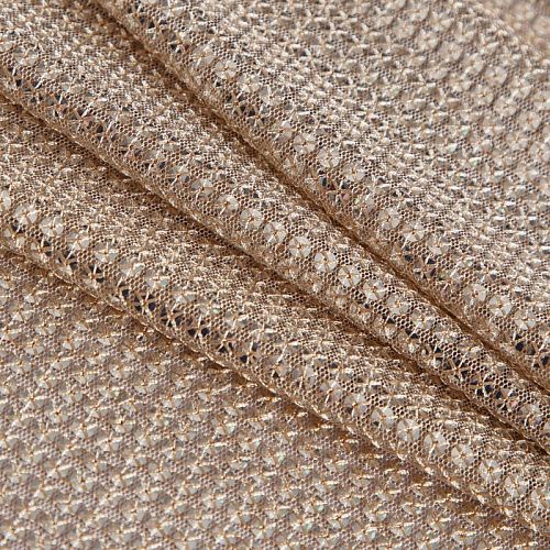 Пайетки на сетке 055-16566 бежевый