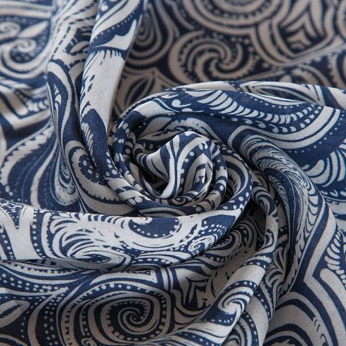 Батист 003-16127 белый принтованный