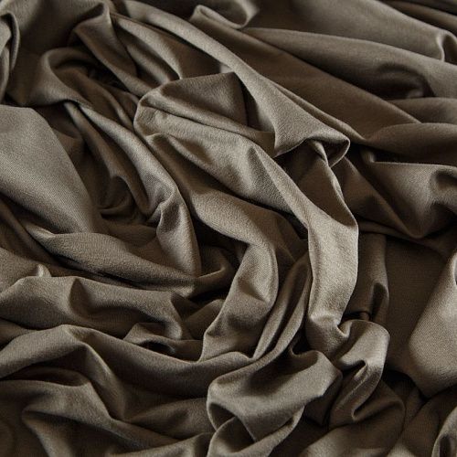 Трикотаж 056-12984 темно-шалфейный однотонный