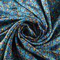 Вискоза 009-08625 черный принтованный