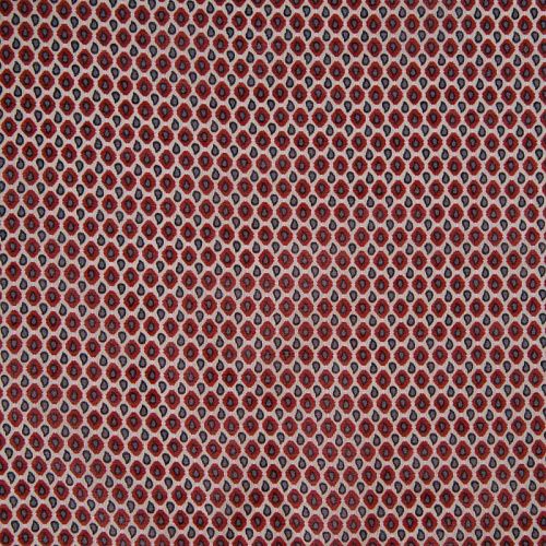 Шелк-батист 003-12130 молочный принтованный