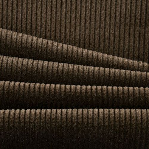 Вельвет стрейч 008-11895 коричневый однотонный