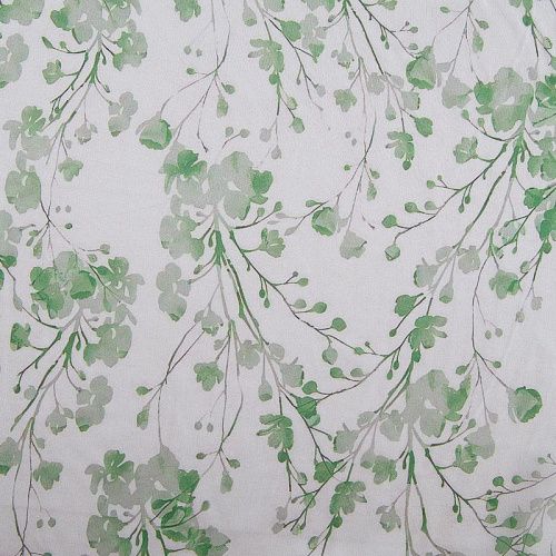 Шифон 068-17370 белый принтованный