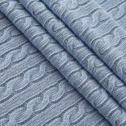 Трикотаж вязаный 056-16593 голубой