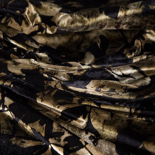 Бархат Armani 002-19283 черный/золото