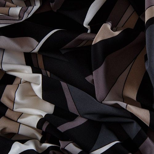 Трикотаж-масло Emilio Pucci 056-16833 серый принтованный