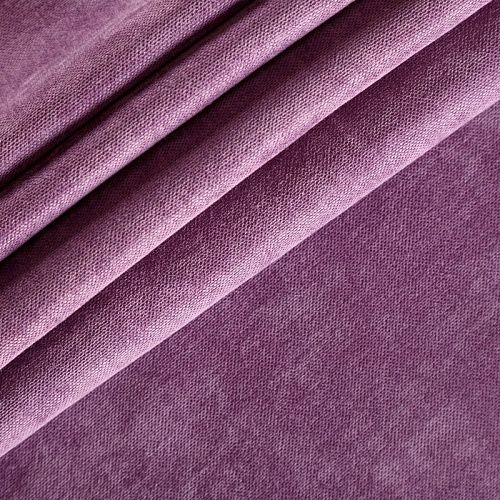 Ткань портьерная канвас 14-02-05020 фиалковый однотонный