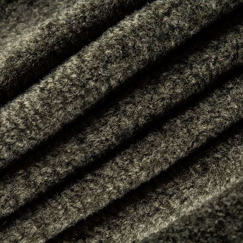 Мех искусственный К30-128 Col.12 темно-зеленый хаки однотонный