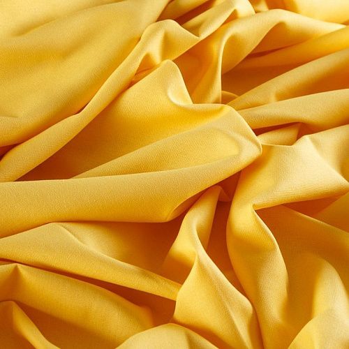 Лен-вискоза 035-13105 янтарно-желтый однотонный