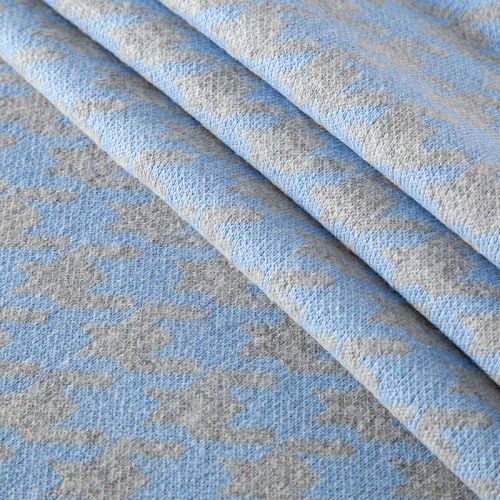 Трикотаж шерстяной вязаный 056-19829 серо-голубой