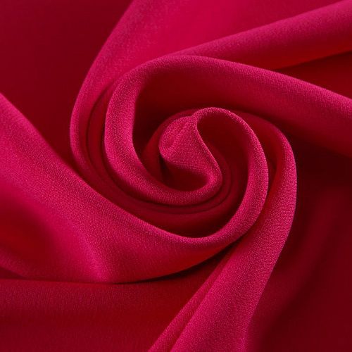 Креп костюмный 026-16677 малиновый джем однотонный