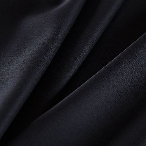 Ткань костюмная 025-16153 черный однотонный