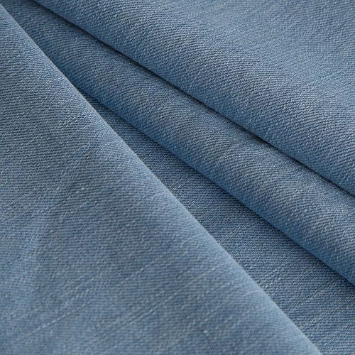 Джинс стрейч 015-17157 выбеленный голубой однотонный