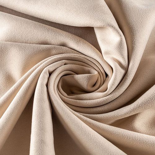 Замша портьерная 13-02-00470 пудровый однотонный