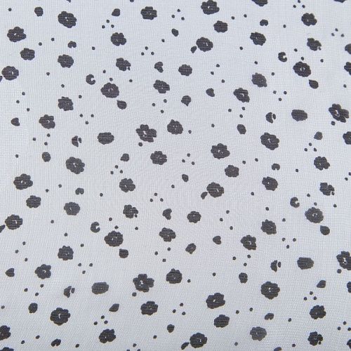 Шифон шелковый 068-20066 белый принтованный