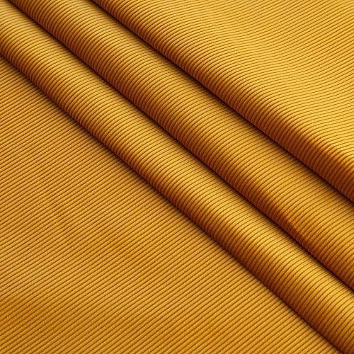Вельвет стрейч 008-20775 шафрановый однотонный