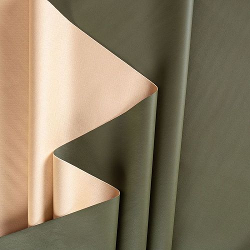 Экокожа 070-01674 Col.20 зеленый хаки однотонный