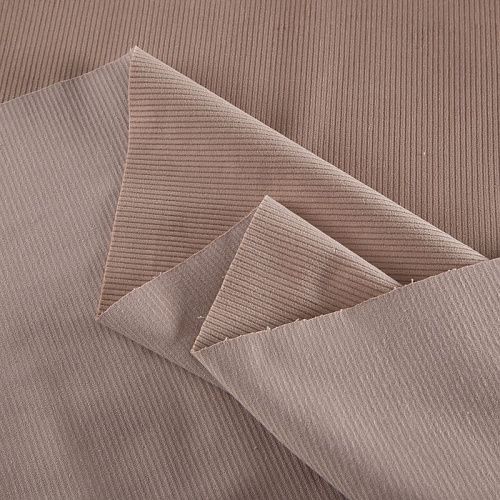 Вельвет стрейч 008-20774 пудровый однотонный