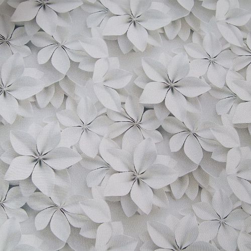 Шелк натуральный 064-20210 серый принтованный